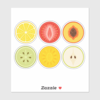 Adesivo Coleção Retro Fruit Slice Stickercore