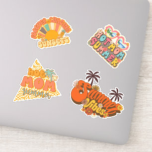 Adesivo Coleção Vibrant Summer Fun Sticker - Conjunto de 4