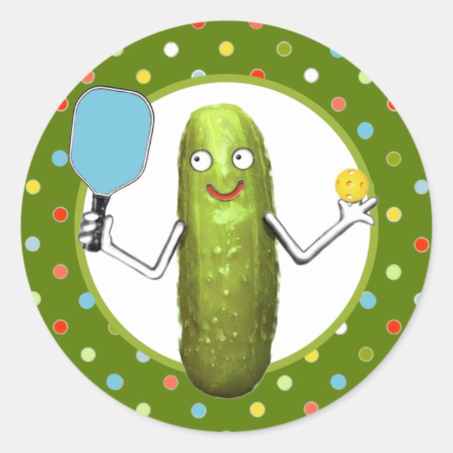 Adesivo Colecionável Esportivo de Pickleball (Frente)