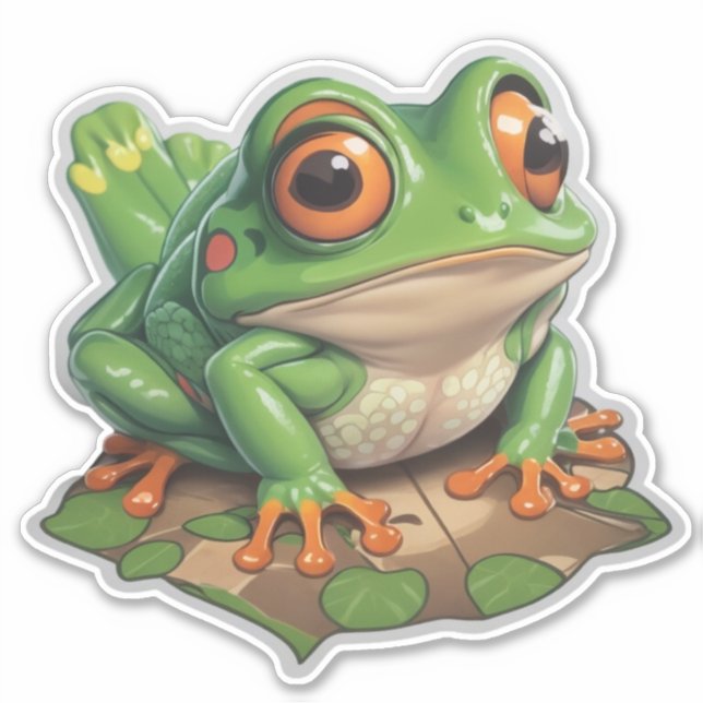 Adesivo Coleções de Sticker inspiradas no Sapo de Joy (Frente)