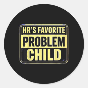 Adesivo Colega de Trabalho Problemático Favorito da Hrs Hu
