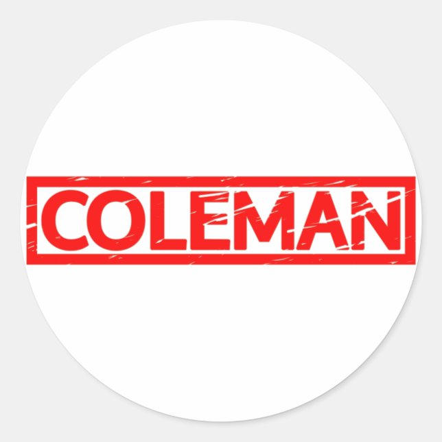 Adesivo Coleman Stamp (Frente)
