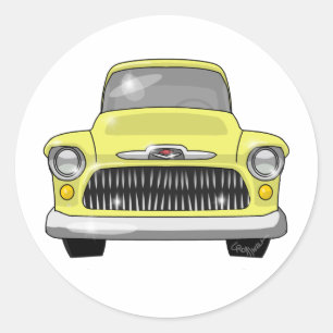 Adesivo Coleta Amarela de Chevy 1957