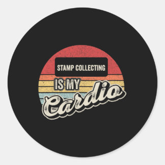Adesivo Coleta De Carimbo É Meu Retro De Vintagem De Cardi