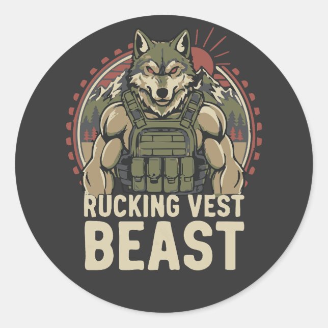 Adesivo Colete de Rucking Beast (Frente)