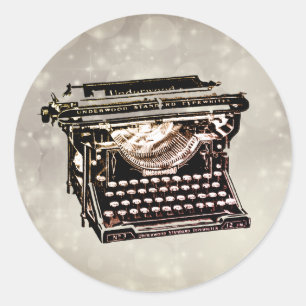 Adesivo Coletor Antiquado de Máquina de Digitalização V