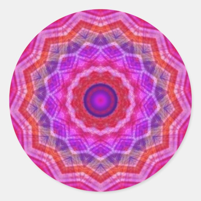 Adesivo Coletor de Caleidoscópio Mosaico (Frente)