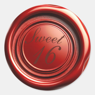 Adesivo Coletor De Cera Vermelha 16 Casamento