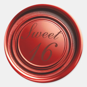 Adesivo Coletor De Cera Vermelha 16 Casamento