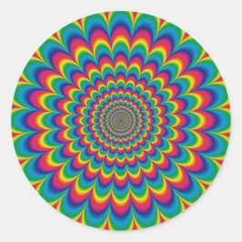 Adesivo Coletor de Coluna Psicodélico