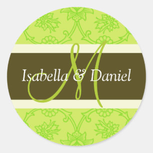 Adesivo Coletor de Envelope Monograma com Letra M