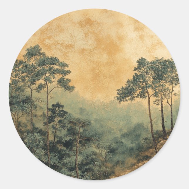 Adesivo Coletor de Floresta Clássica Analógico (Frente)