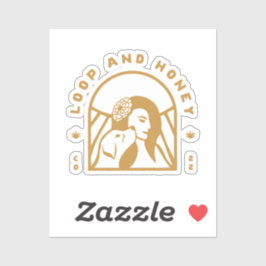 Adesivo Coletor de logotipos de Loop e Honey Reapresentam