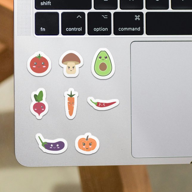 Adesivo Coletor de produtos hortícolas (Cute Vegetables Stickers Set)