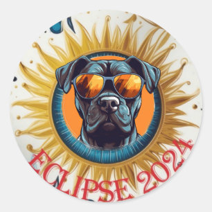 Adesivo Coletor Solar Eclipse 2024 Preto