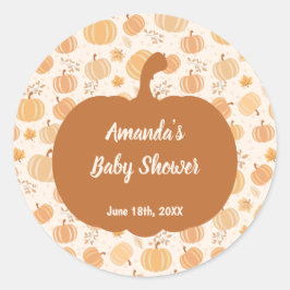 Adesivo Colheita de outono Chá de fraldas 2 de Pastel de A