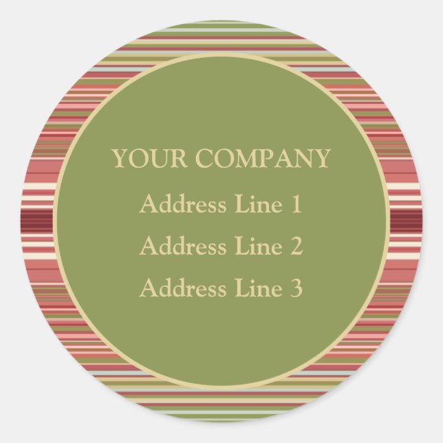 Adesivo Colheita Lua Verde Selo de Envelope H (Frente)