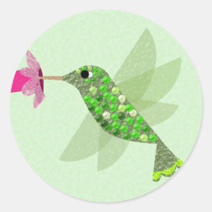 Adesivo Colibri verde