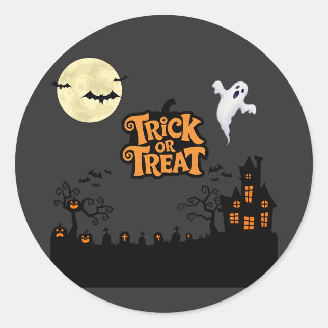 Adesivo Colina Assombrada | Silhouette Classic Halloween H (Frente)