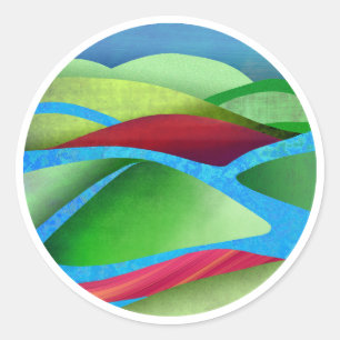 Adesivo Colinas No Gelo