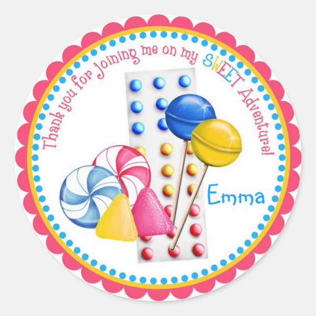 Adesivo Colírio, Colírios e Botões Doces (Frente)