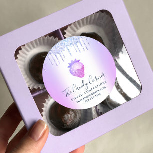 Adesivo Colírio Roxo Colírio Doce de Morango