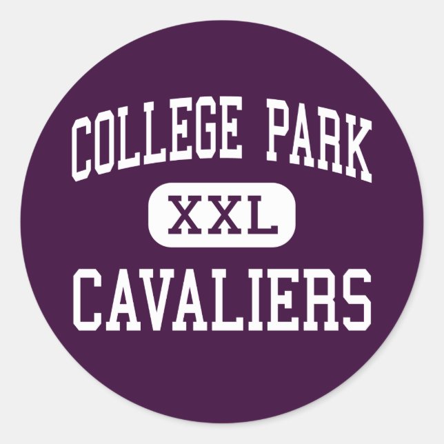 Adesivo College Park - Cavaliers - High - Woodlands (Frente)