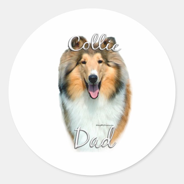 Adesivo Collie (bruto) Pai 2 (Frente)
