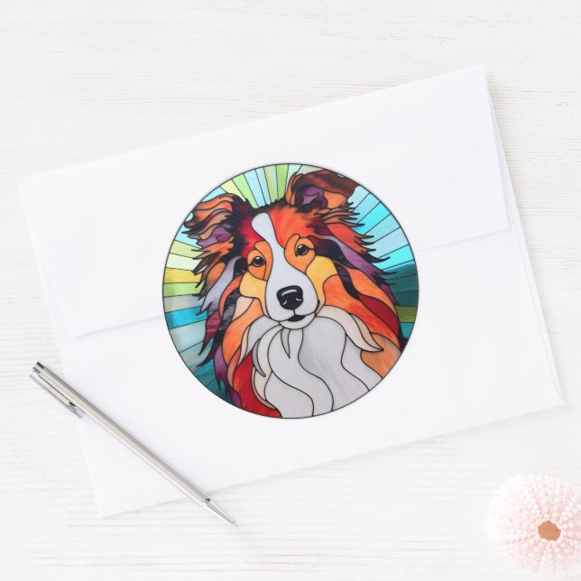 Adesivo Collie Dog Sticker Pack (Envelope)
