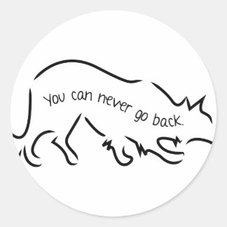 Adesivo Collies de Borda - Você Nunca Pode Voltar