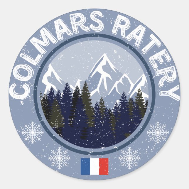 Adesivo Colmars Ratery Station de ski (Frente)