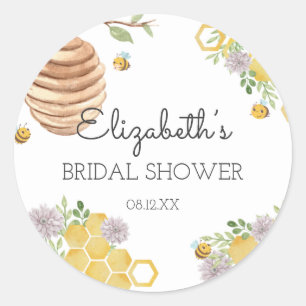 Adesivo Colmeia de Aquarela com Chá de panela de Abelha