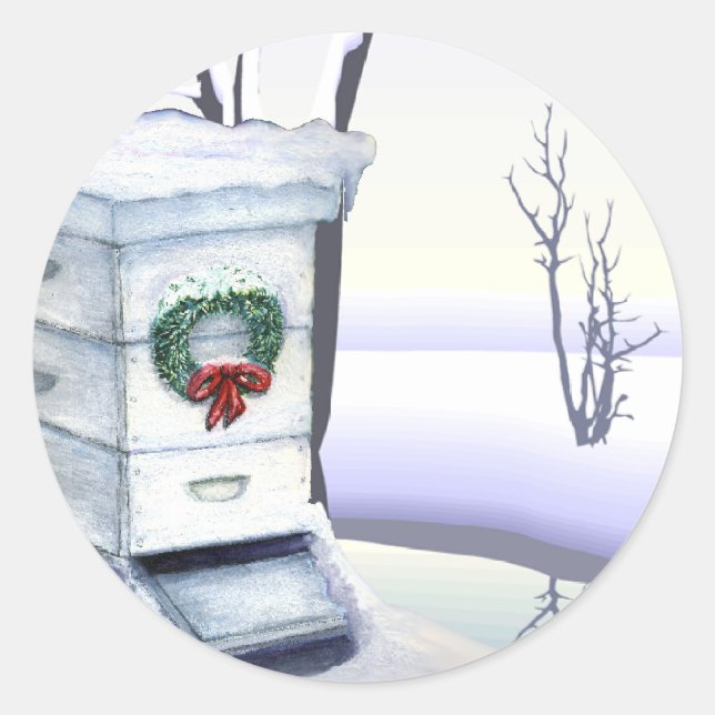 Adesivo colmeia do xmas (Frente)