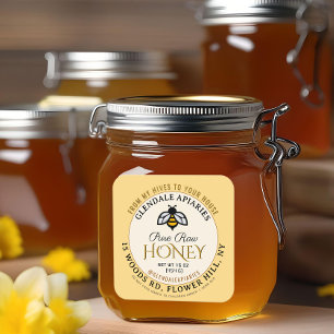 Adesivo Colmeias para o House Puro Raw Honey Honeybeker St