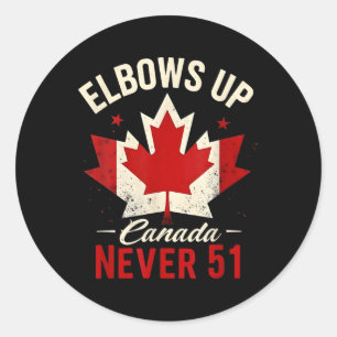 Adesivo Coloca o Canadá Nunca 51 Sinalizador Canadá