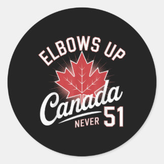 Adesivo Coloca o Canadá Nunca 51 Sinalizador Canadá