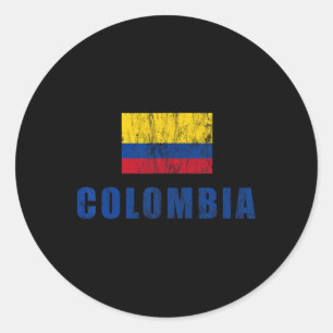 Adesivo Colômbia Design Roupas Colombianas Conjunto Pequen
