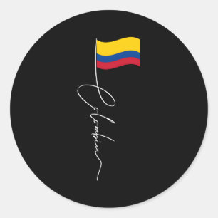 Adesivo Colômbia Sinalizador Pole Patriótico Colombiano F