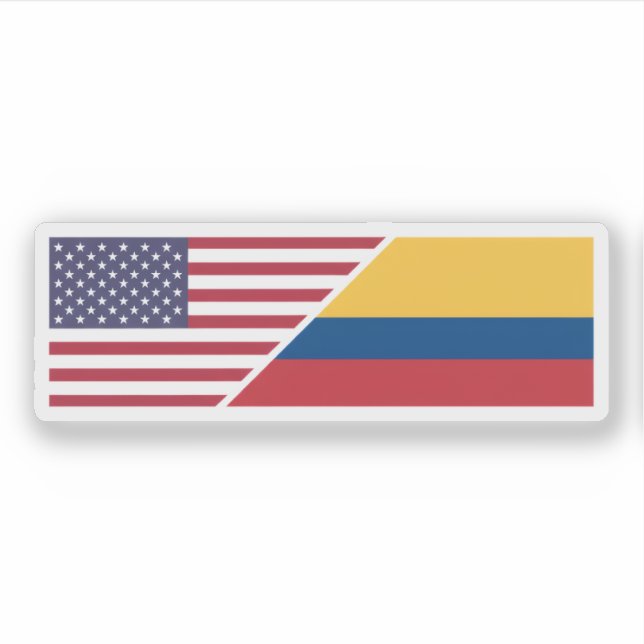 Adesivo Colombiano-Americano (Frente)