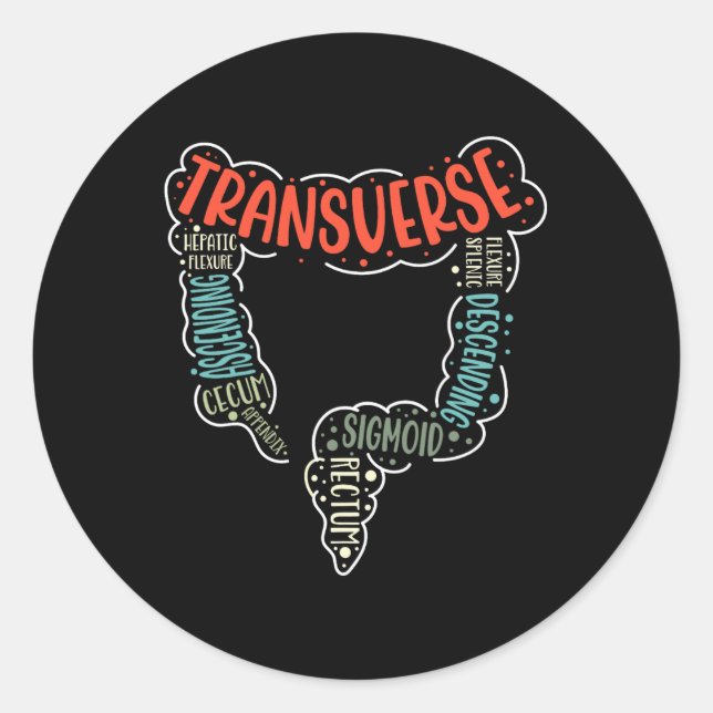 Adesivo Colonoscopia Endoscopia Endoscopia Enfermeira Colô (Frente)