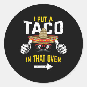 Adesivo Coloquei Um Taco Naqueles Homens Engraçados Cinco