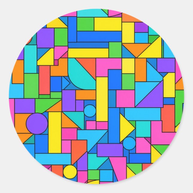Adesivo Color Block Disorder (Frente)