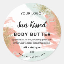 Coloração da água da massa Rotulagem da manteiga