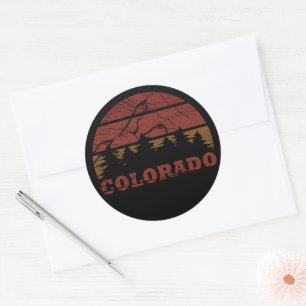 Adesivo coloração do estado do Colorado