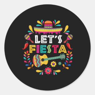 Adesivo Coloração do Partido Fiesta Cinco De Mayo Mexicano