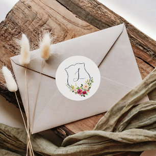 Adesivo Coloração Tropical de Autumn Crest Floral Weding