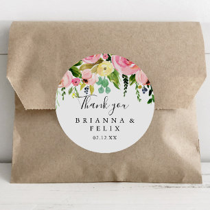 Adesivo Coloração Tropical Outono Obrigado Favor De Casa