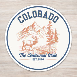 Adesivo Colorado Deer Mountain | The Centennial State