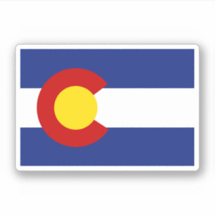 Adesivo Colorado Flag