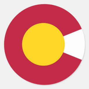 Adesivo Colorado Flag C Sticker